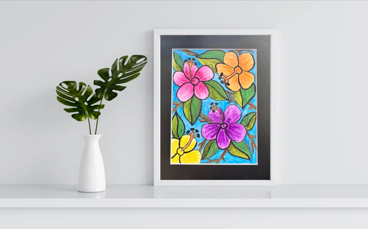 Artwork - Hibiscus Blooms