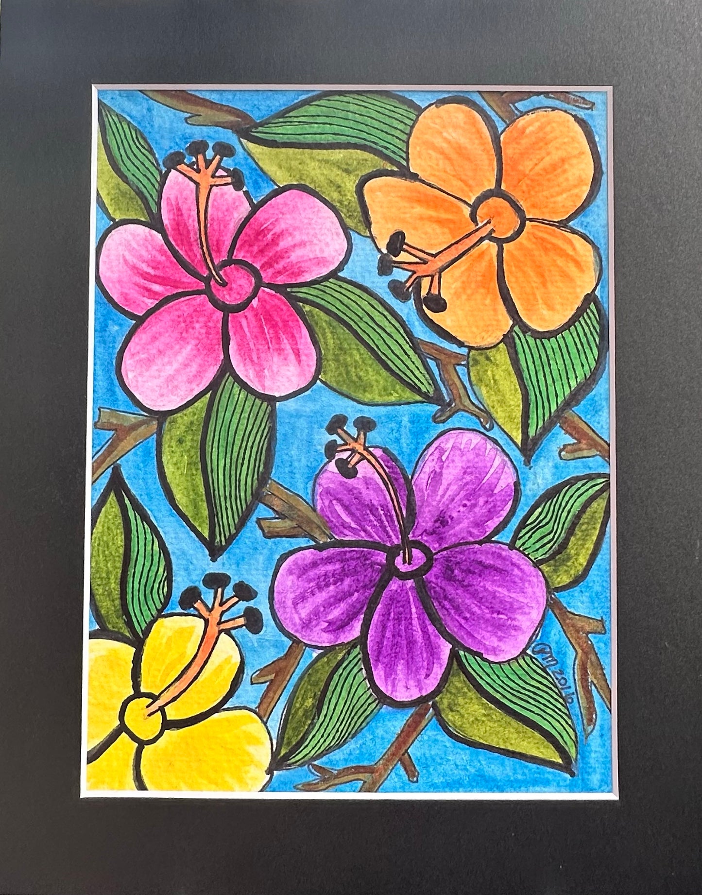 Artwork - Hibiscus Blooms